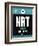 NRT Tokyo Luggage Tag 2-NaxArt-Framed Art Print