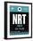 NRT Tokyo Luggage Tag 2-NaxArt-Framed Art Print