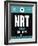 NRT Tokyo Luggage Tag 2-NaxArt-Framed Art Print