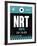 NRT Tokyo Luggage Tag 2-NaxArt-Framed Art Print