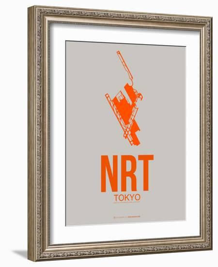 Nrt Tokyo Poster 1-NaxArt-Framed Art Print