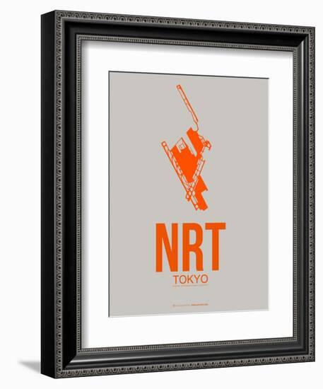 Nrt Tokyo Poster 1-NaxArt-Framed Art Print