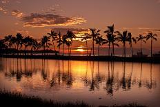 Waikoloa Sunset at Anaeho'omalu Bay-NT Photography-Framed Premium Photographic Print