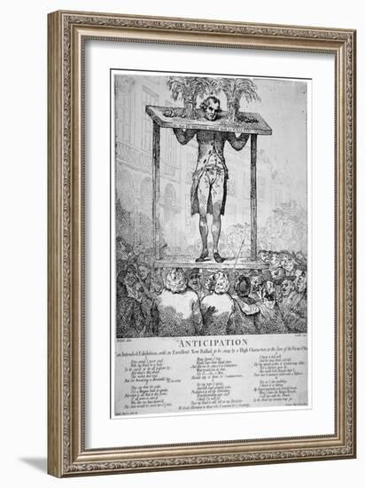 nticipation, 1784-Thomas Rowlandson-Framed Giclee Print