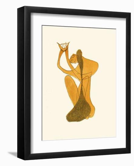 Nu a la Cithare-Henri Laurens-Framed Collectable Print