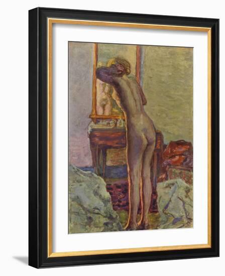 'Nu A La Coiffeuse', 1935-Pierre Bonnard-Framed Giclee Print