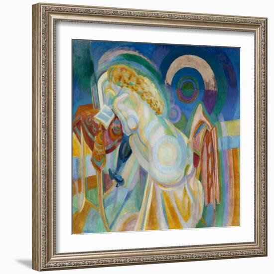 Nu à la coiffeuse-Robert Delaunay-Framed Giclee Print