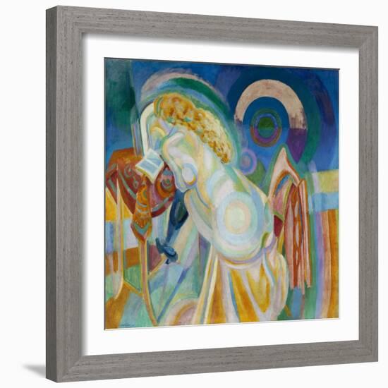 Nu à la coiffeuse-Robert Delaunay-Framed Giclee Print