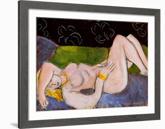 Nu Allonge-Henri Matisse-Framed Art Print