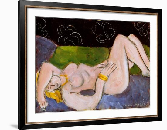 Nu Allonge-Henri Matisse-Framed Art Print