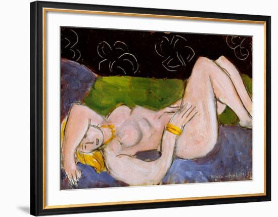 Nu Allonge-Henri Matisse-Framed Art Print