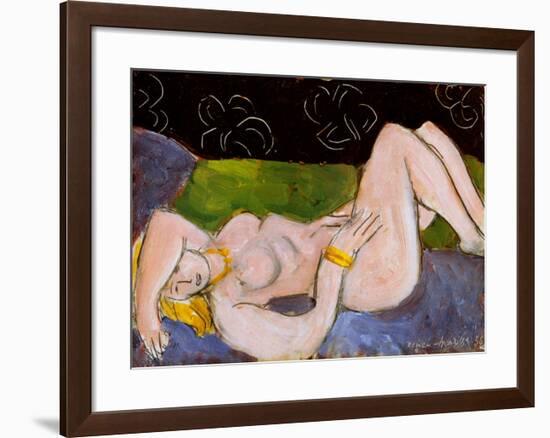 Nu Allonge-Henri Matisse-Framed Art Print