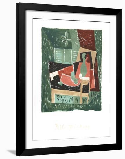 Nu au Bras Leve de Face-Pablo Picasso-Framed Collectable Print
