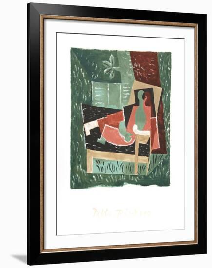 Nu au Bras Leve de Face-Pablo Picasso-Framed Collectable Print