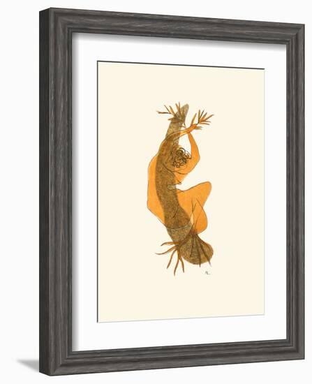 Nu au Rameau Dolivier-Henri Laurens-Framed Collectable Print