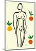 Nu Aux Oranges-Henri Matisse-Mounted Art Print