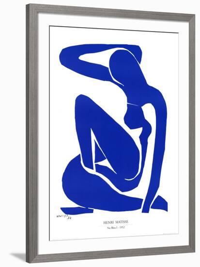 Nu Bleu I, c.1952-Henri Matisse-Framed Art Print