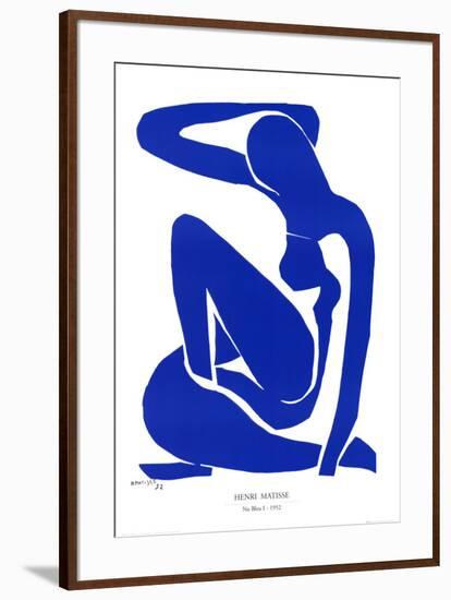 Nu Bleu I, c.1952-Henri Matisse-Framed Art Print