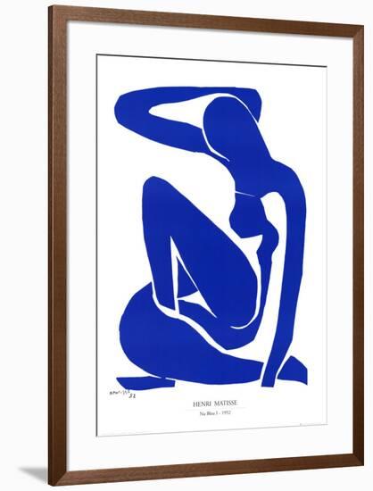 Nu Bleu I, c.1952-Henri Matisse-Framed Art Print