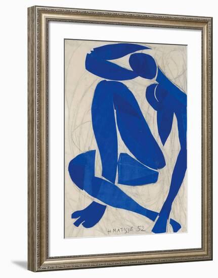 Nu Bleu IV-Henri Matisse-Framed Art Print