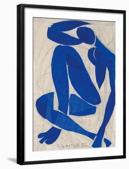 Nu Bleu IV-Henri Matisse-Framed Art Print