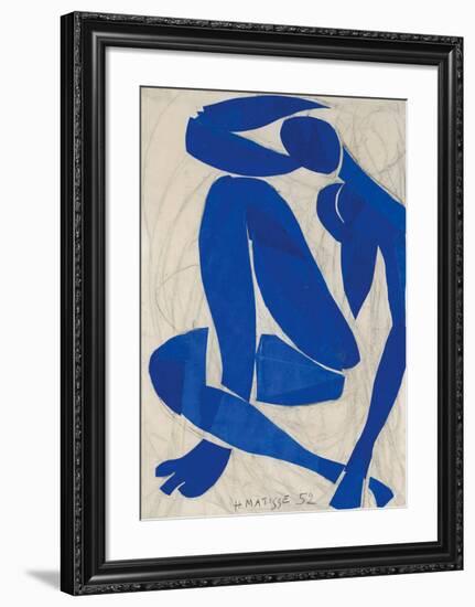 Nu Bleu IV-Henri Matisse-Framed Art Print