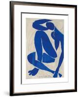 Nu Bleu IV-Henri Matisse-Framed Art Print