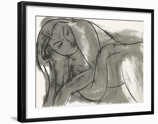 Nu, c.1941-Henri Matisse-Framed Serigraph