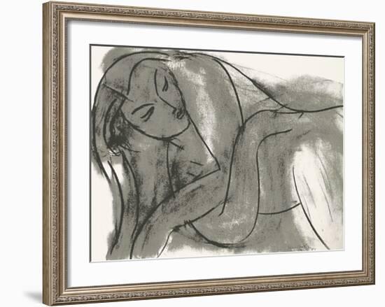 Nu, c.1941-Henri Matisse-Framed Serigraph