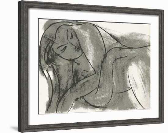 Nu, c.1941-Henri Matisse-Framed Serigraph