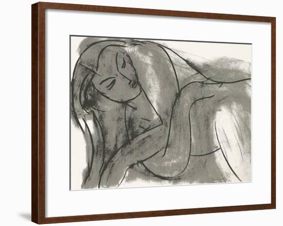 Nu, c.1941-Henri Matisse-Framed Serigraph