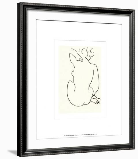 Nu, c.1949-Henri Matisse-Framed Serigraph