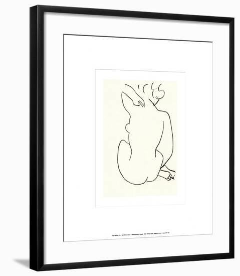 Nu, c.1949-Henri Matisse-Framed Serigraph