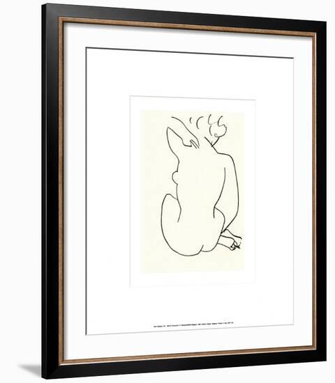 Nu, c.1949-Henri Matisse-Framed Serigraph