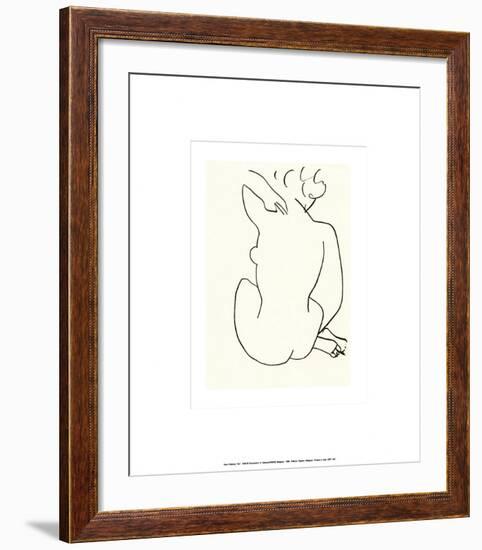 Nu, c.1949-Henri Matisse-Framed Serigraph