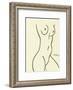 Nu, c.1952-Henri Matisse-Framed Serigraph