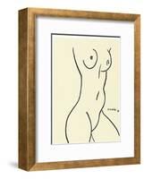 Nu, c.1952-Henri Matisse-Framed Serigraph