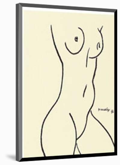 Nu, c.1952-Henri Matisse-Mounted Serigraph