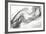 Nu Couche de Dos, c.1944-Henri Matisse-Framed Serigraph