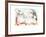 Nu Couche l'oiseau-Pablo Picasso-Framed Collectable Print