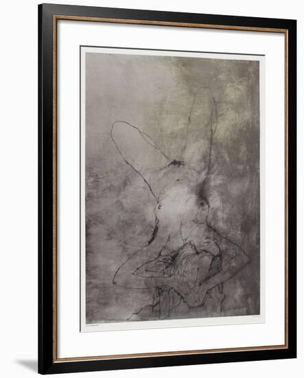 Nu couché-Jean Jansem-Framed Art Print