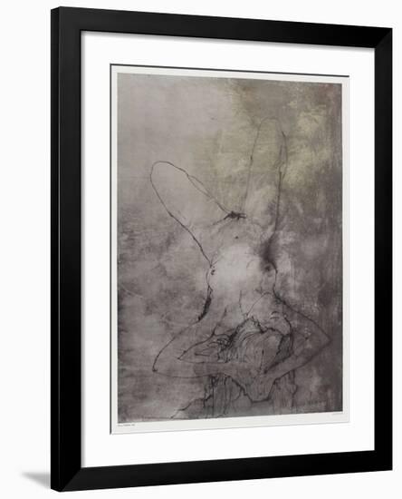 Nu couché-Jean Jansem-Framed Art Print