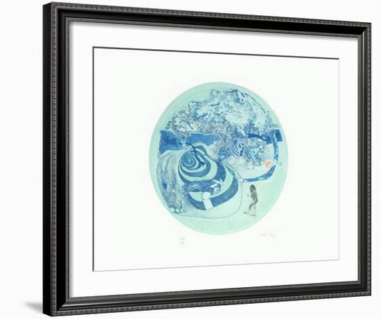 Nu dans un paysage-Gérard Lecomte-Framed Limited Edition