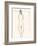 Nu de Femme-Amedeo Modigliani-Framed Serigraph