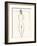 Nu de Femme-Amedeo Modigliani-Framed Serigraph