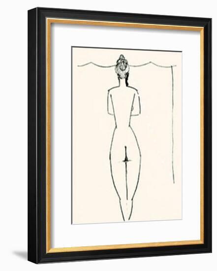 Nu de Femme-Amedeo Modigliani-Framed Serigraph