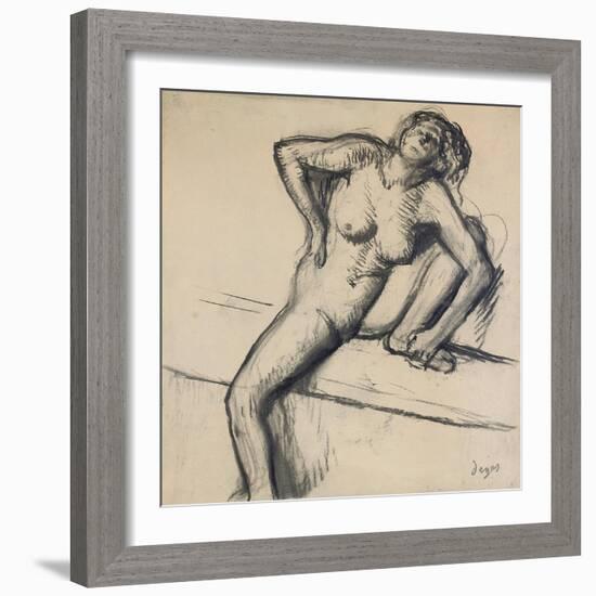 Nu, End 1890S-Edgar Degas-Framed Giclee Print