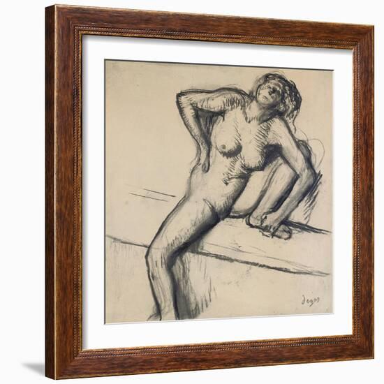 Nu, End 1890S-Edgar Degas-Framed Giclee Print