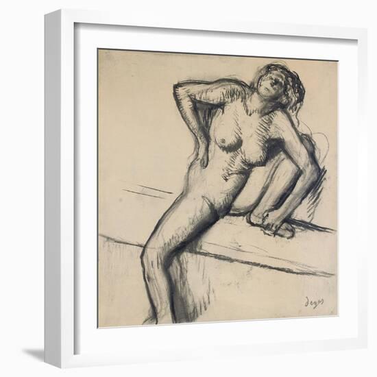 Nu, End 1890S-Edgar Degas-Framed Giclee Print