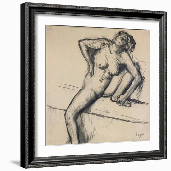 Nu, End 1890S-Edgar Degas-Framed Giclee Print